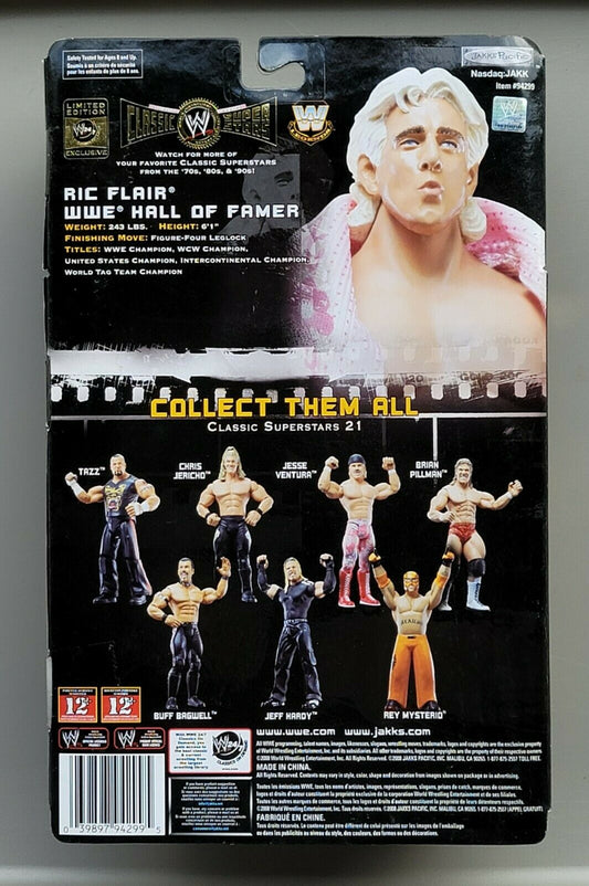 2008 WWE Jakks Pacific Classic Superstars WWE 24/7 Exclusive "WWE Hall of Famer" Ric Flair