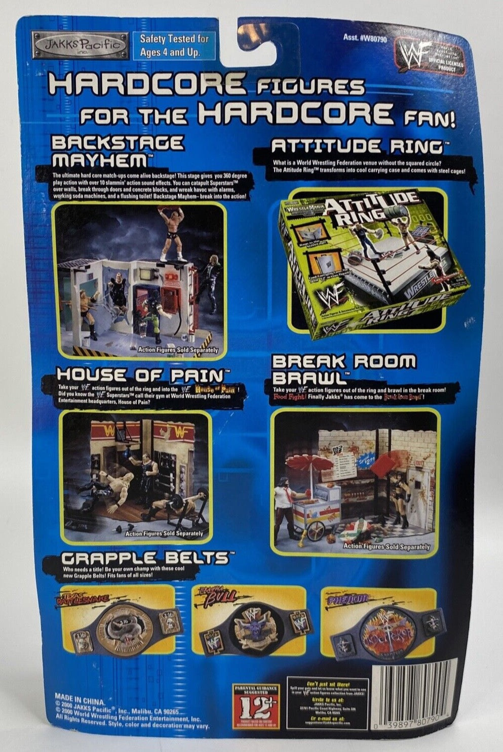 2001 WWF Jakks Pacific Backlash Series 3 The Rock [Exclusive]