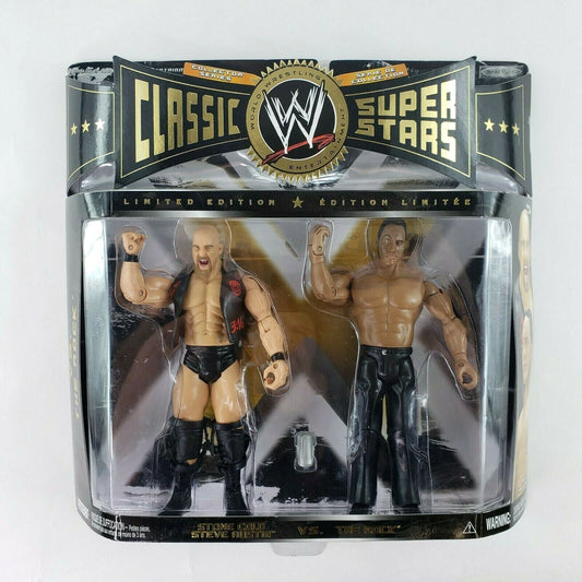 2009 WWE Jakks Pacific Classic Superstars 2-Packs Series 13 Stone Cold Steve Austin vs. The Rock