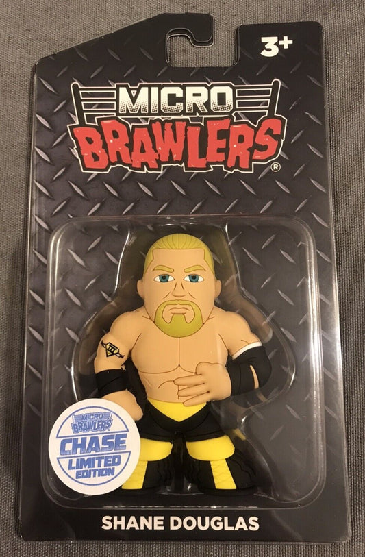 LOT OF 2 PRO WRESTLING CRATE MICRO BRAWLER HAYABUSA REGULAR AND CHASE  VARIANT