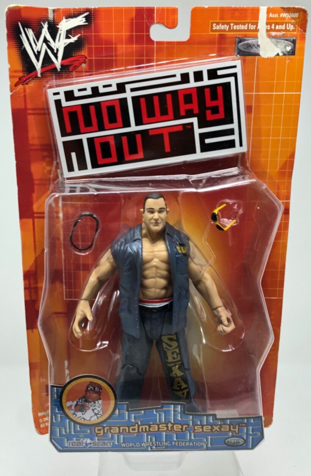 2000 WWF Jakks Pacific Titantron Live No Way Out Series 1 Grandmaster Sexay