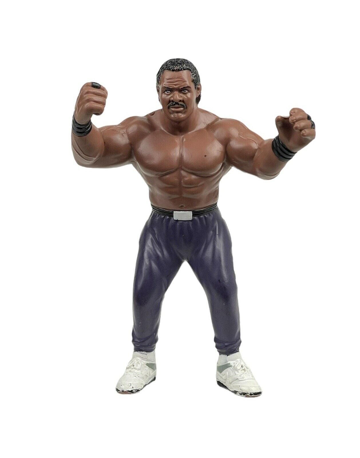 1990 WCW Galoob Series 1 Butch Reed [With Plain Shoes]