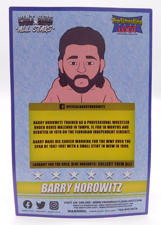 2020 Pro Wrestling Loot Pint Size All Stars Barry Horowitz [November]