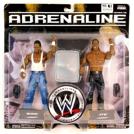 2007 WWE Jakks Pacific Adrenaline Series 26 Shad & JTG
