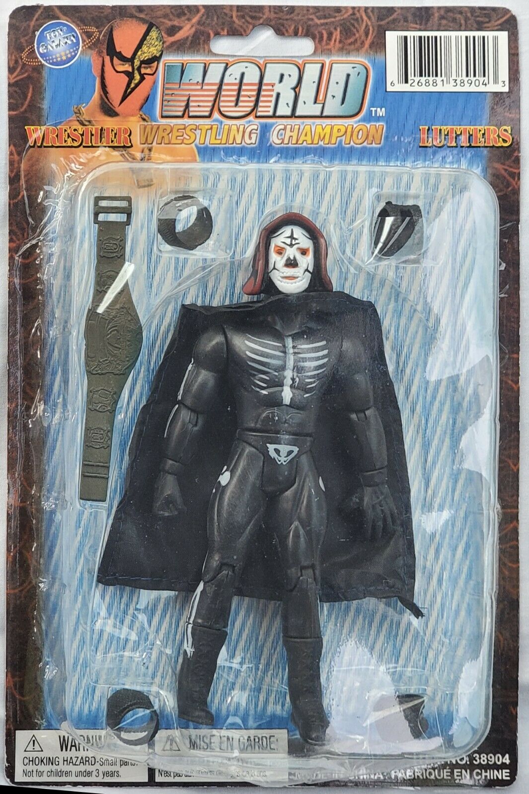 Toy Galaxy World Wrestling Champion Bootleg/Knockoff Wrestler [La Parka]