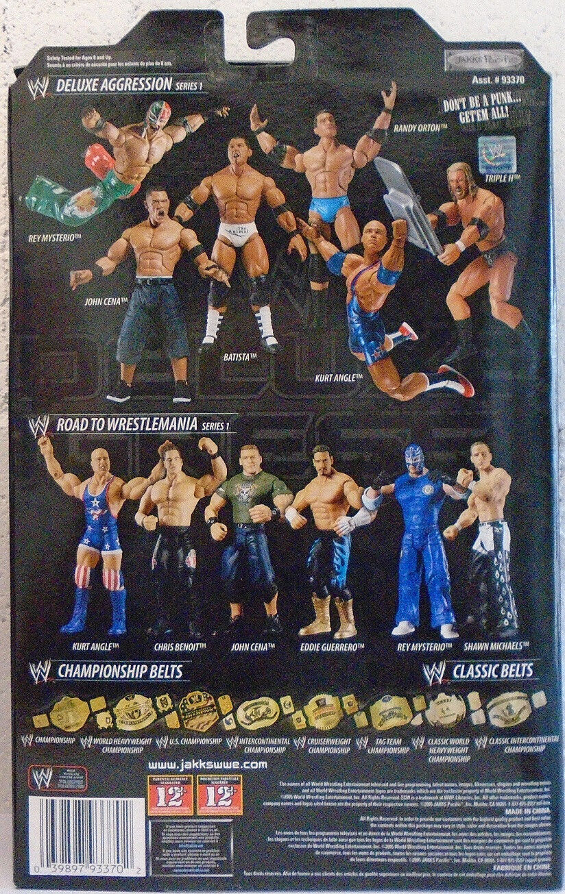 2005 WWE Jakks Pacific Deluxe Aggression Series 1 John Cena