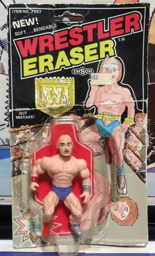 1985 Emson Bootleg/Knockoff IWA Wrestler Eraser