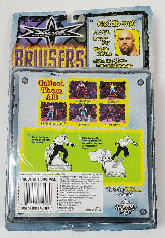 1999 WCW Toy Biz Bruisers Goldberg