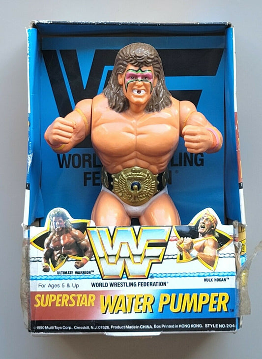 1990 WWF Multi Toys Superstar Water Pumpers Ultimate Warrior