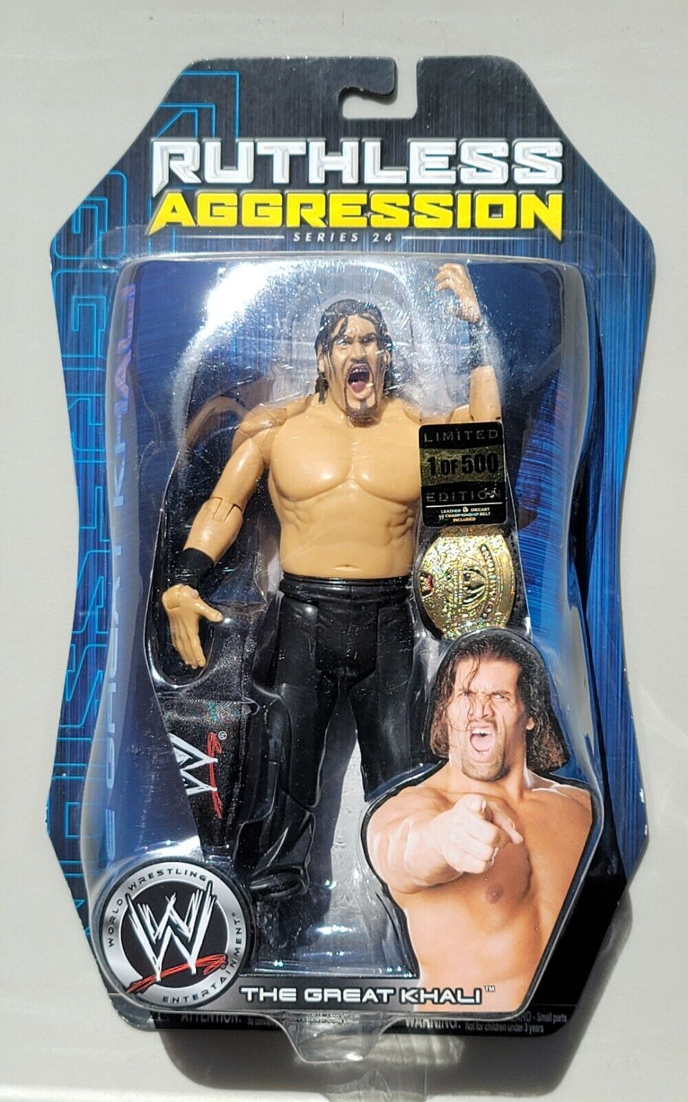 2006 WWE Jakks Pacific Ruthless Aggression Series 24 The Great Khali [Chase]