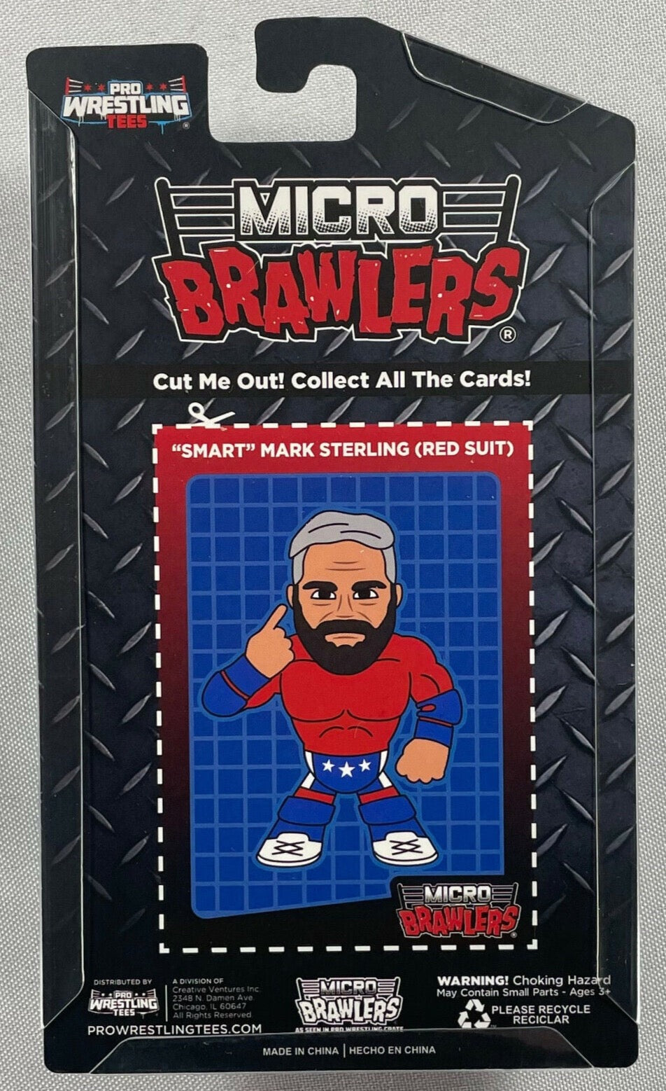 2021 Major Wrestling Figure Podcast Micro Brawlers Variant Edition "Smart" Mark Sterling