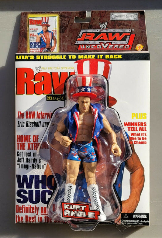 2003 WWE Jakks Pacific Titantron Live Raw Uncovered Kurt Angle