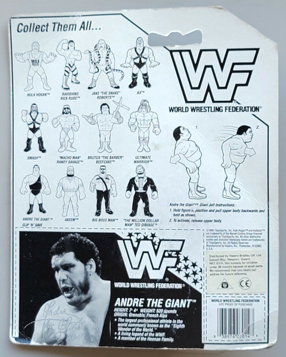 ハズブロ HASBRO WWF アンドレジャイアント・ヒットマン・ジャンク