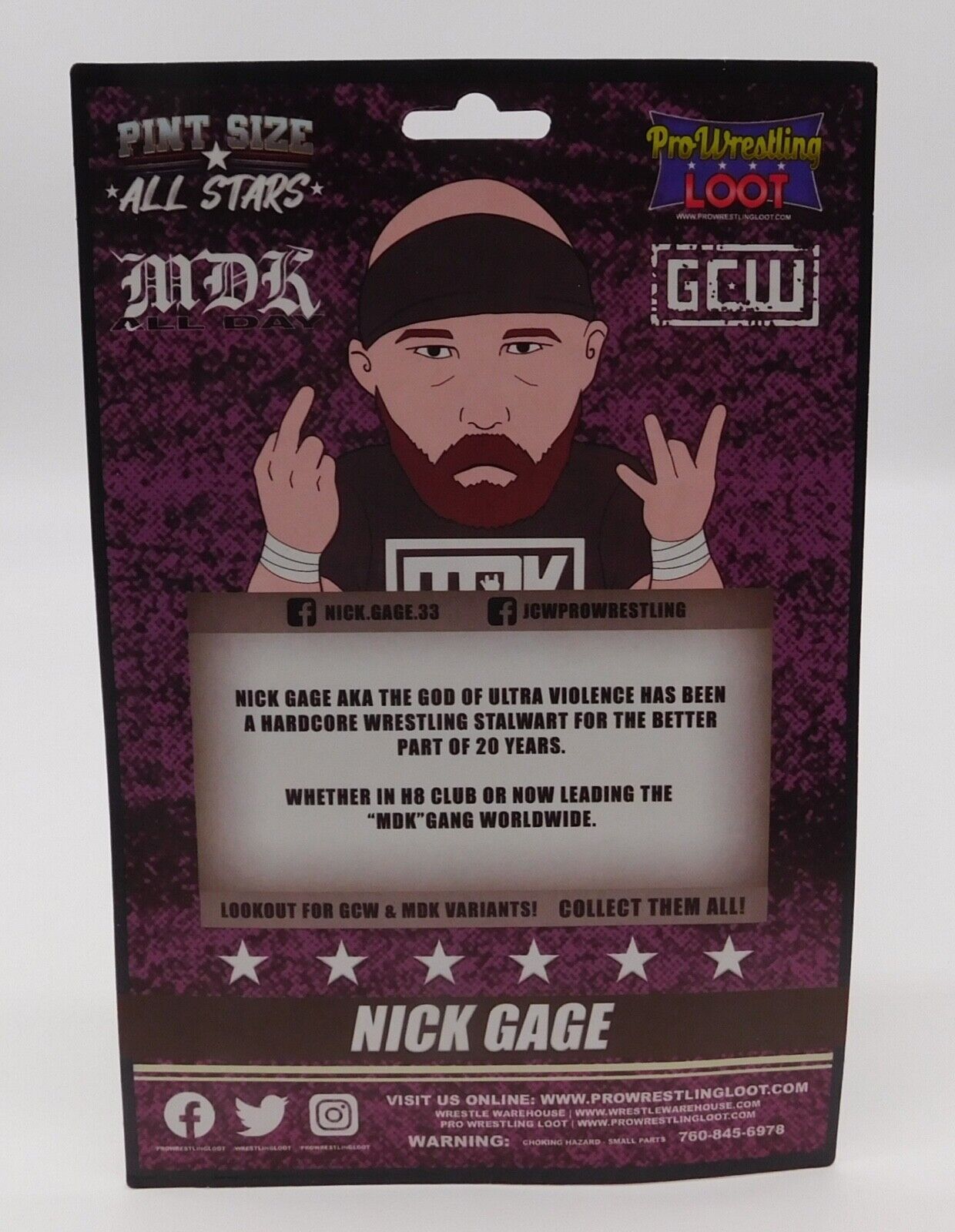 Nick gage brawler black outlet variant