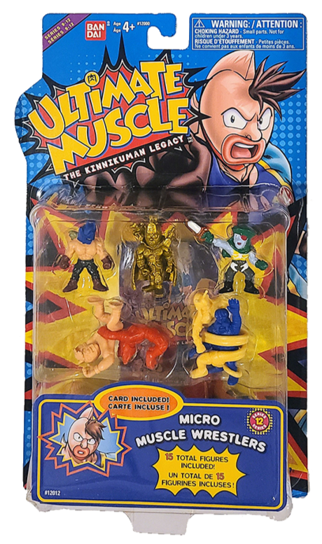 2003 Bandai Ultimate MUSCLE: The Kinnikuman Legacy Series 12 Micro Muscle Wrestlers