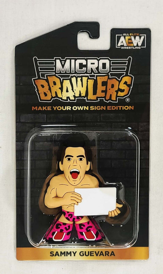 2022 AEW Pro Wrestling Tees Crate Exclusive Sammy Guevara Micro Brawler