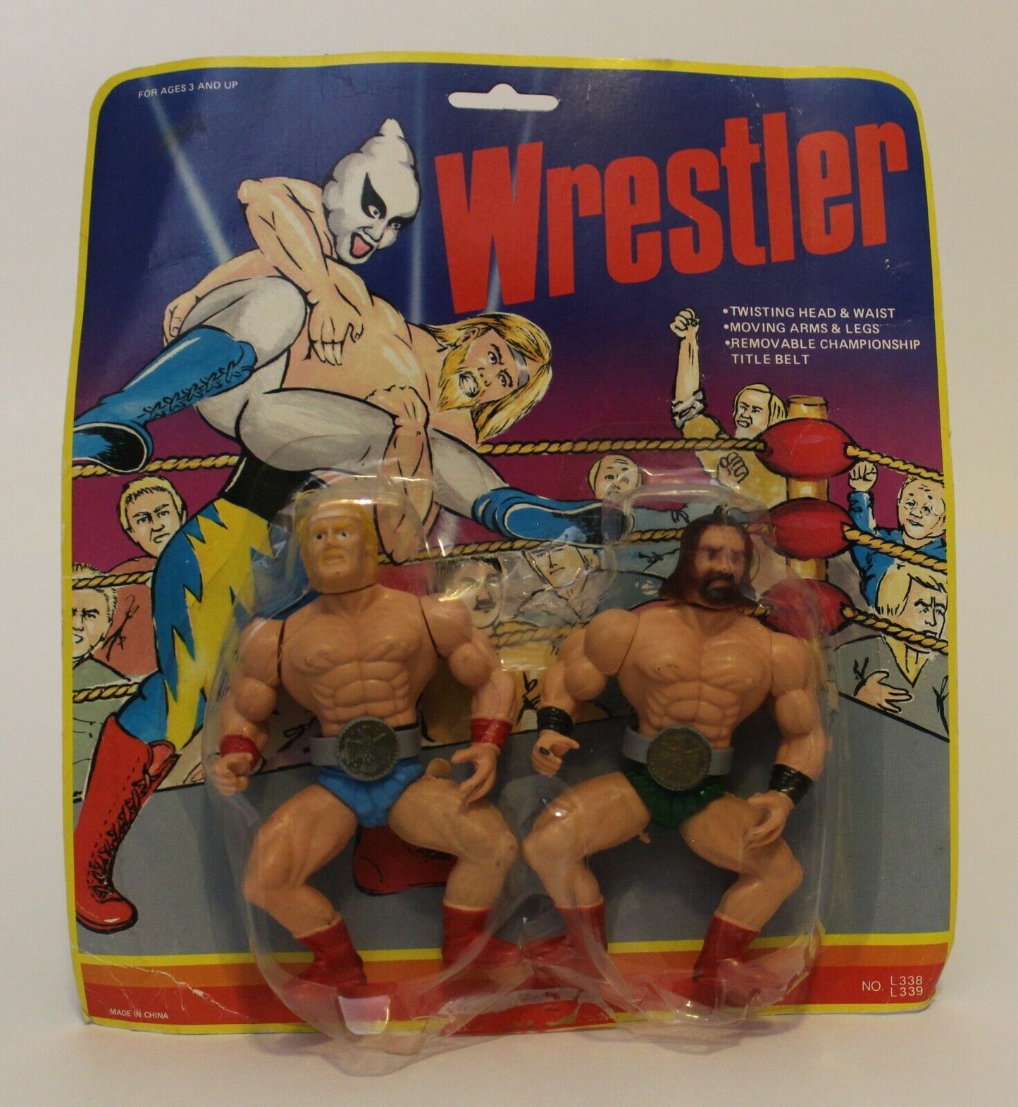 Wrestler Bootleg/Knockoff 2-Pack: 339/8 & 339/11 [Hulk Hogan]