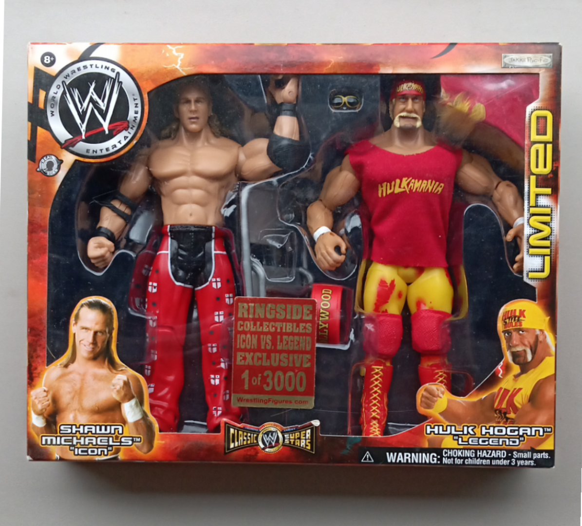 2005 WWE Jakks Pacific Classic Superstars Icon vs. Legend: Shawn Michaels vs. Hulk Hogan [Exclusive]
