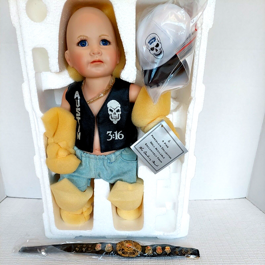 2000 WWF Danbury Mint Little Superstars Collection Little Stone Cold
