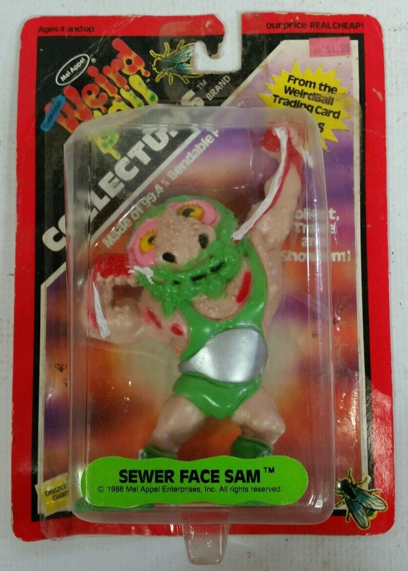 1986 Mel Appel Unofficial Weird Ball Collectums Sewer Face Sam