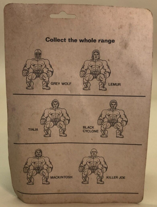 1986 Madison Ltd. Wrestling Champions Bootleg/Knockoff Black Cyclone