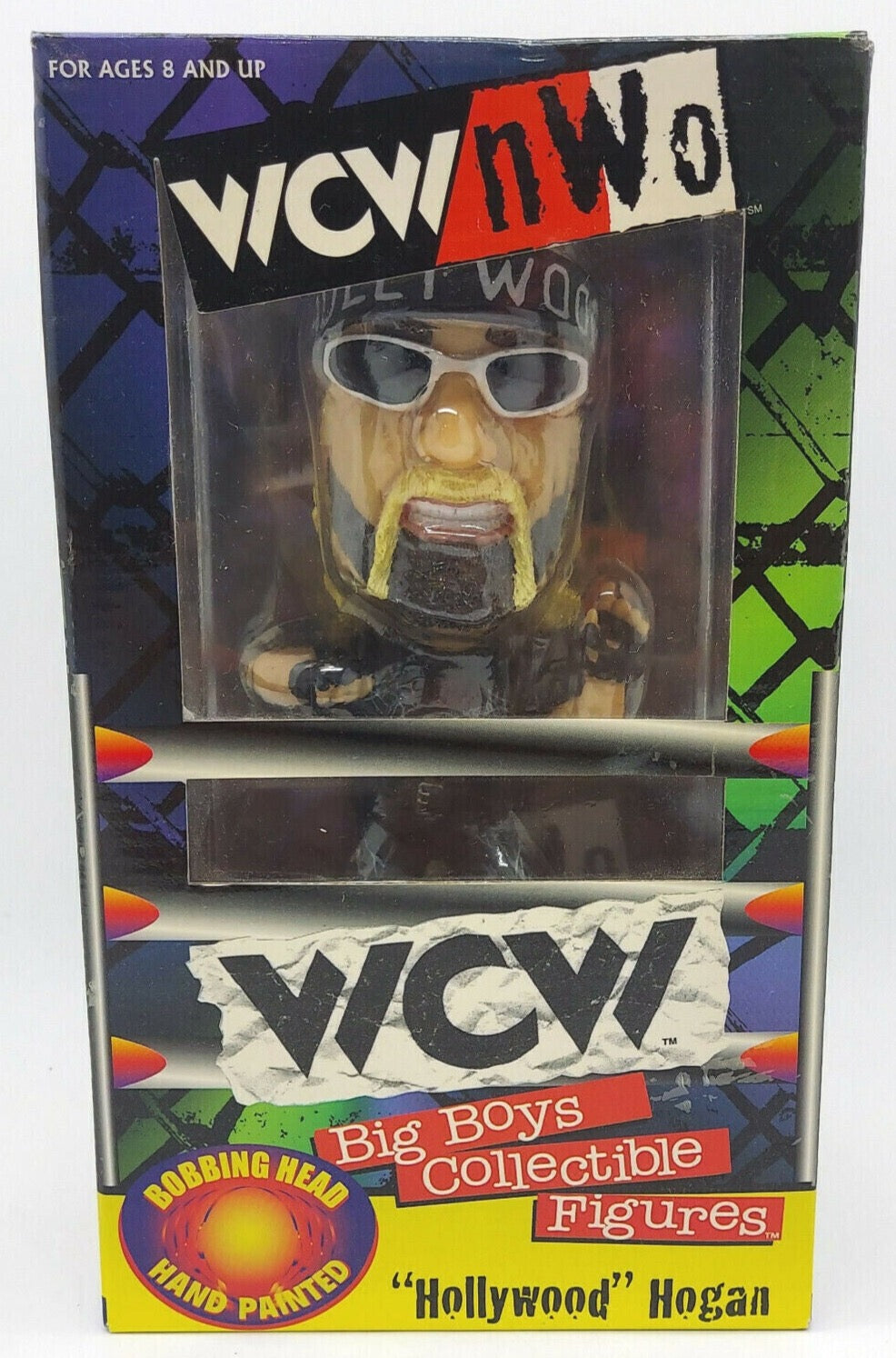 1998 WCW Key Enterprises Big Boys Collectible Figures Hollywood Hogan