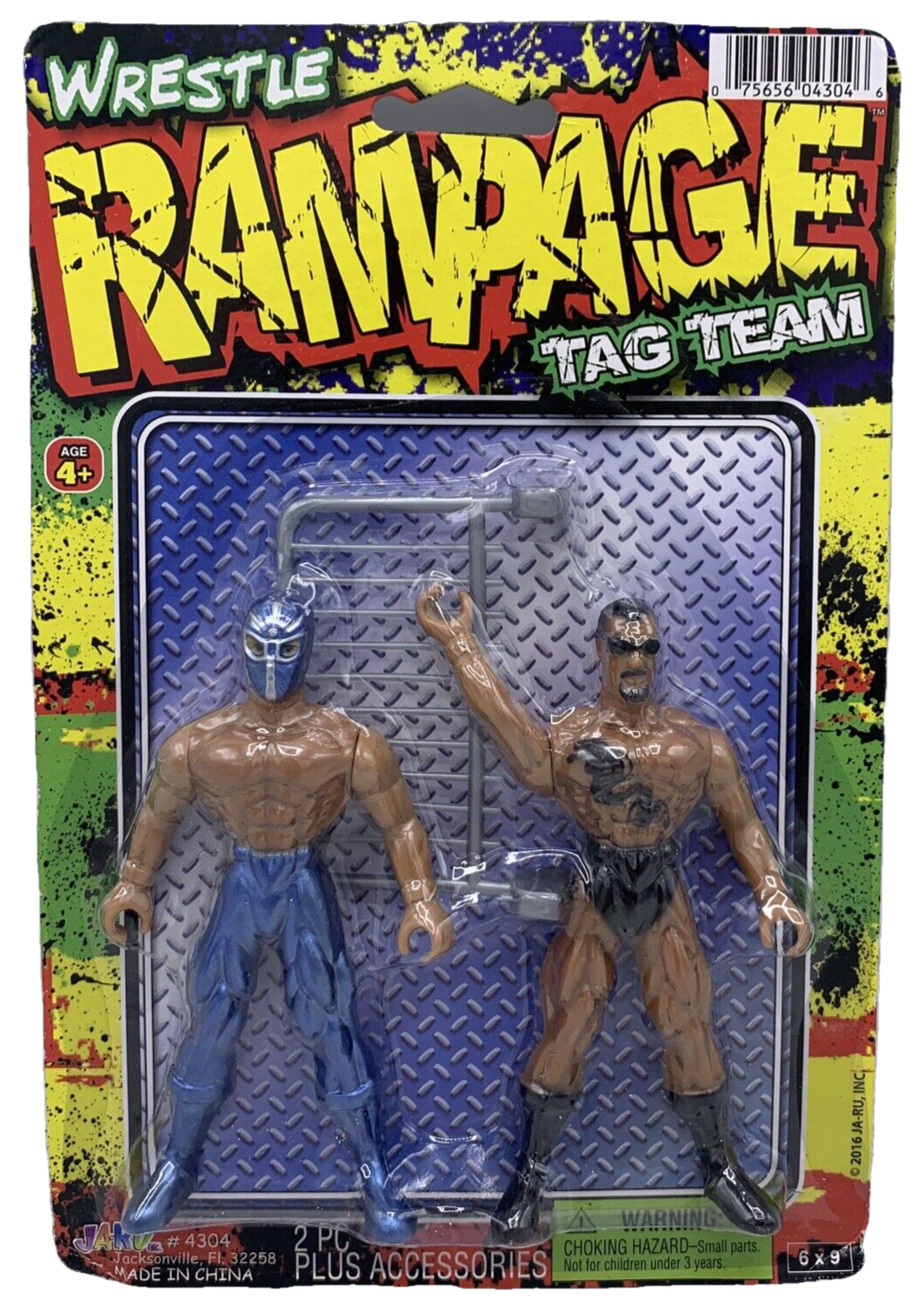 2016 Ja-Ru Wrestle Rampage Tag Team: Blue Steel & King Cobra