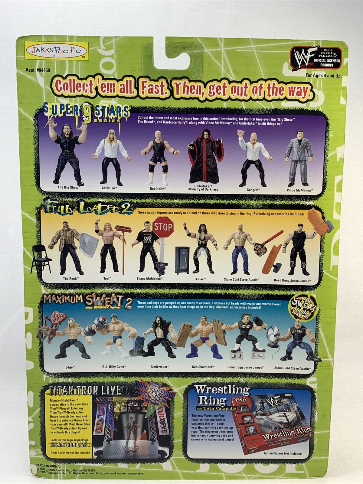 1999 WWF Jakks Pacific DTA Tour Series 3 Godfather [Exclusive