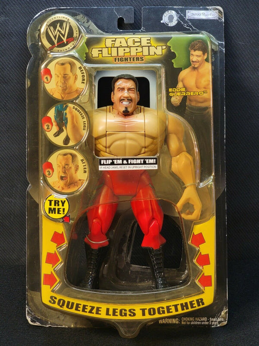 2005 WWE Jakks Pacific Face Flippin' Fighters Series 1 Eddie Guerrero