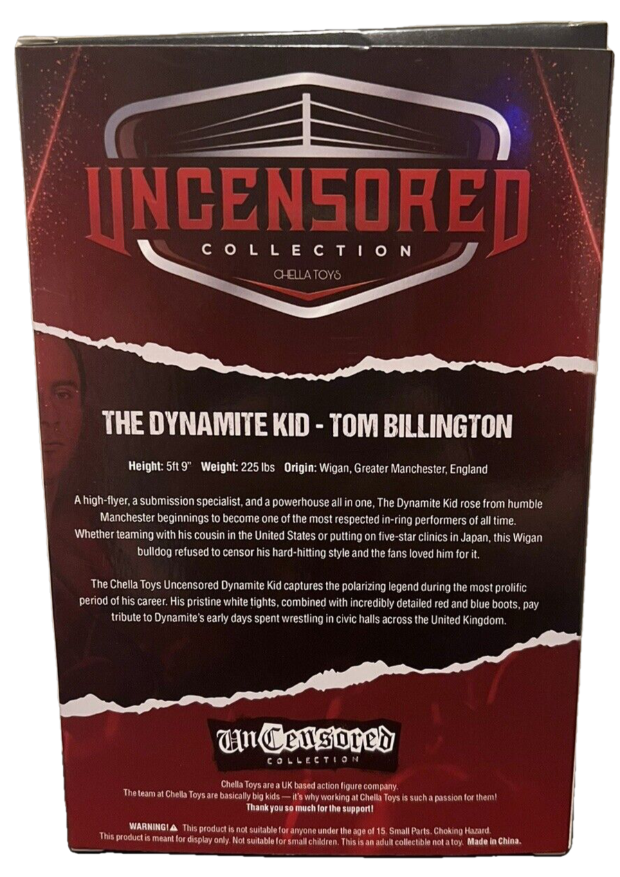 Dynamite Kid Uncensored Collection Chella Toys Action Figure Bulldog wwf outlets wwe