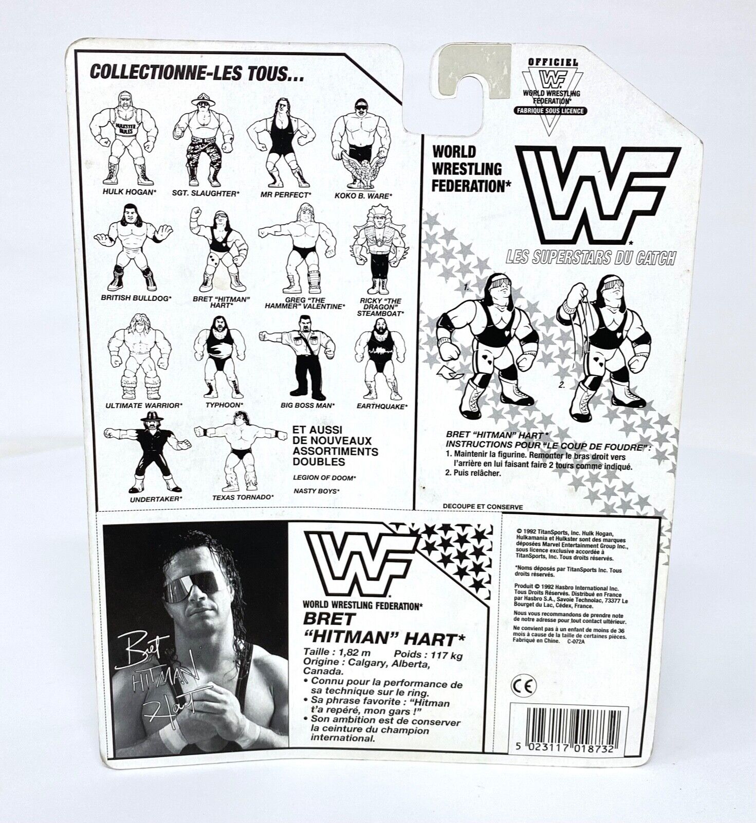 1992 WWF Hasbro Series 4 Bret 