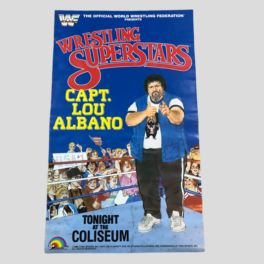 1986 WWF LJN Wrestling Superstars Series 3 Capt. Lou Albano [With White Lapels]