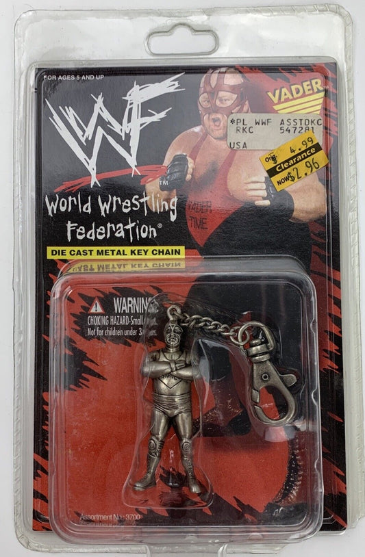 1998 WWF Placo Toys Vader Die Cast Metal Key Chain