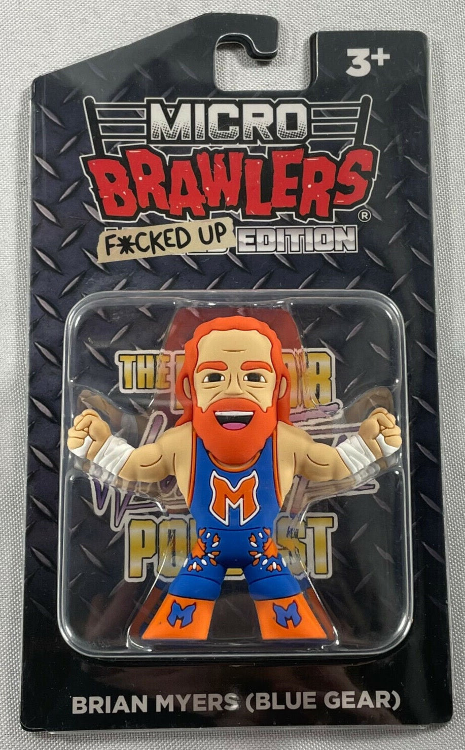 2021 Major Wrestling Figure Podcast Micro Brawlers F*cked Up Edition Brian Myers [Blue Gear]