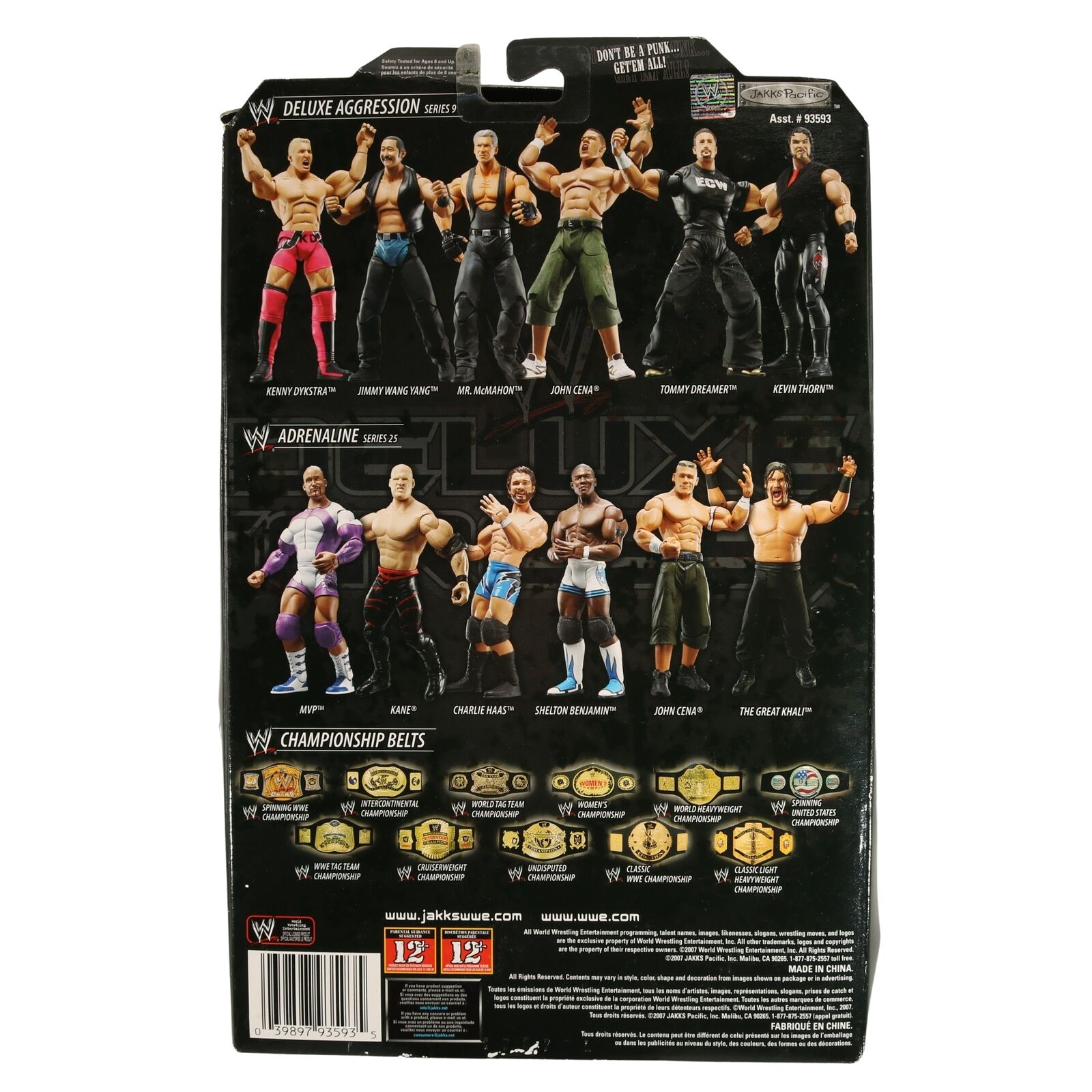 2007 WWE Jakks Pacific Deluxe Aggression Series 9 Kevin