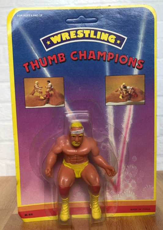 Wrestling Thumb Champions [Yellow Border] Bootleg/Knockoff Wrestler [Hulk Hogan]