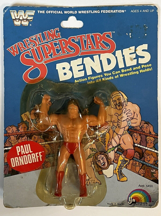 1986 WWF LJN Wrestling Superstars Bendies Series 1 Paul Orndorff