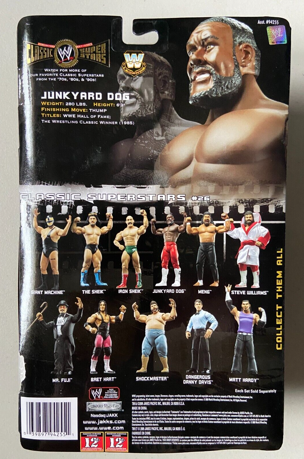 2009 WWE Jakks Pacific Classic Superstars Series 26 Junkyard Dog