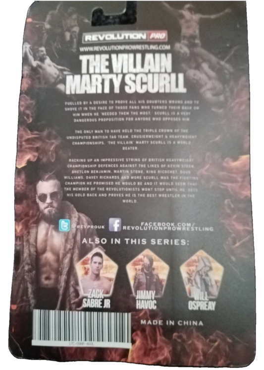 2016 Revolution Pro Wrestling "The Villain" Marty Scurll
