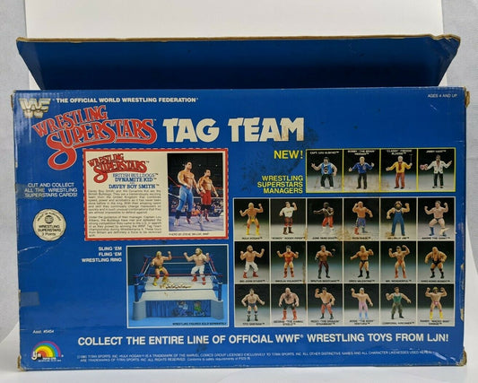 1986 WWF LJN Wrestling Superstars British Bulldogs Tag Team: Davey Boy Smith & Dynamite Kid