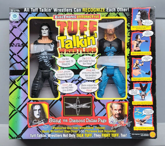 1999 WCW Toy Biz Tuff Talkin' Wrestlers Sting vs. Diamond Dallas Page