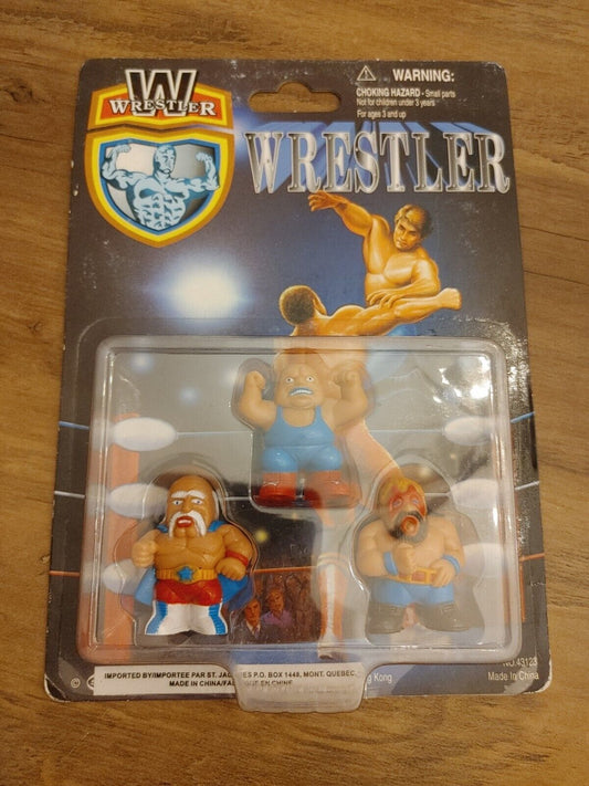 1986 Soma Soft PVC Bootleg/Knockoff Wrestler 3-Pack