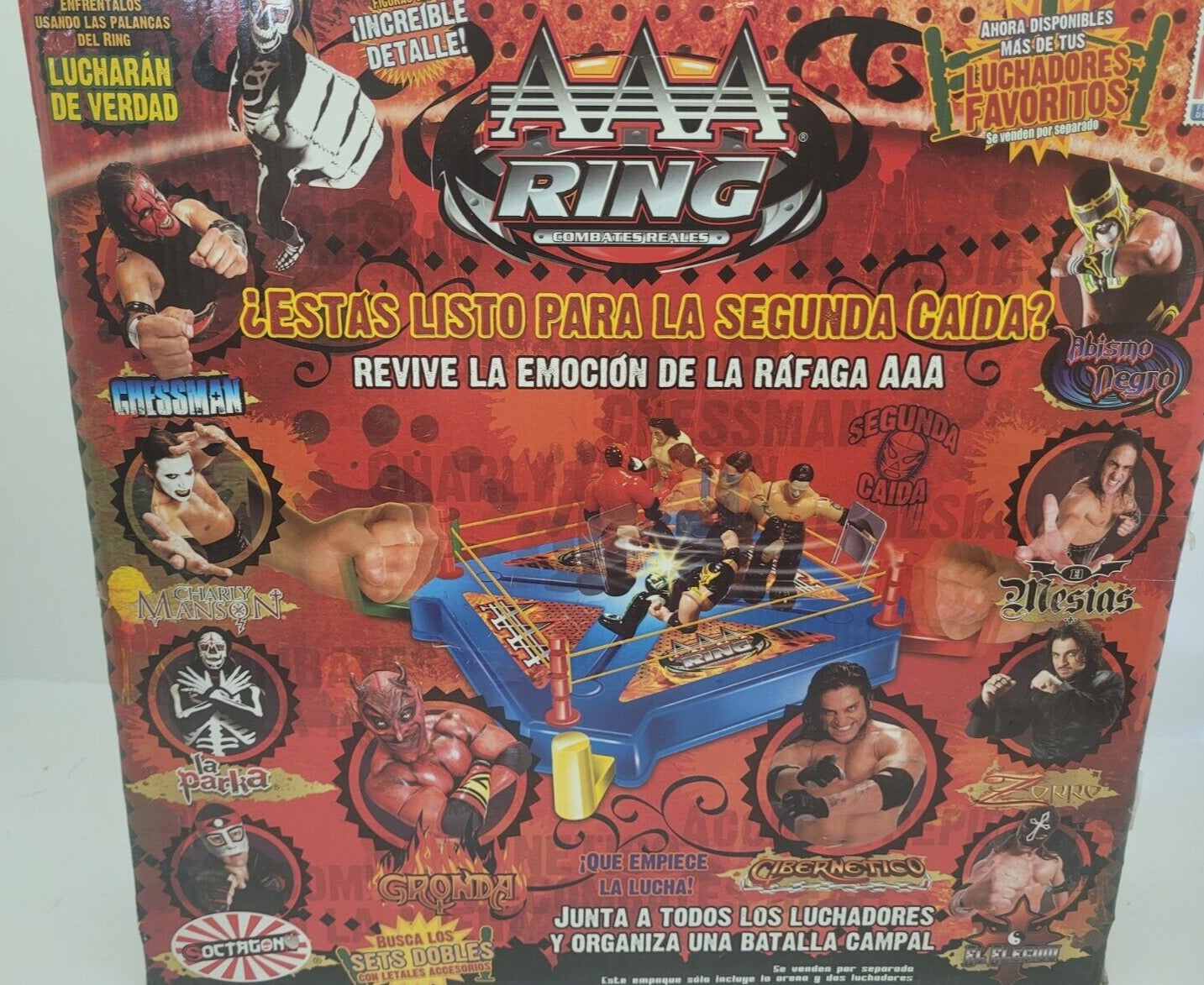 2007 AAA Fotorama Estelares AAA Ring [With Cibernetico & Gronda] –  Wrestling Figure Database