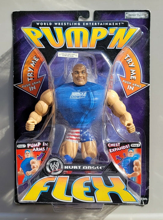 2004 WWE Jakks Pacific Pump 'N' Flex Series 1 Kurt Angle
