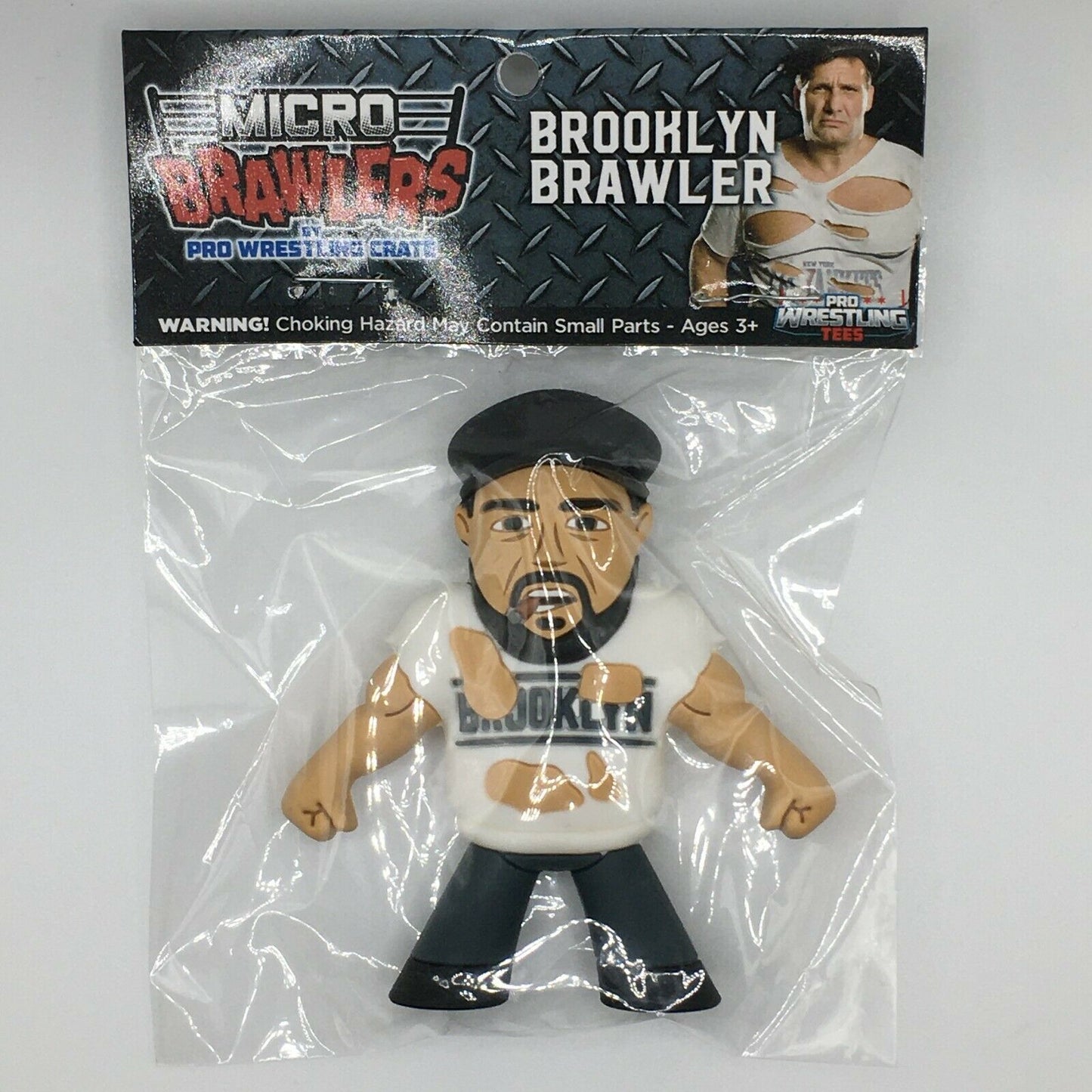 2018 Pro Wrestling Tees Micro Brawlers Series 1 Brooklyn Brawler