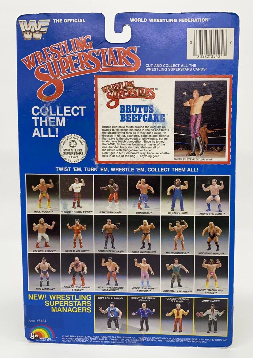 1985 WWF LJN Wrestling Superstars Series 2 Brutus Beefcake