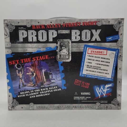 2000 WWF Jakks Pacific Titantron Live Back Alley Street Fight Prop Box