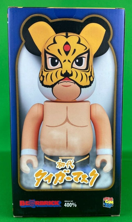 2021 Medicom Toy Be@rbrick 400% Tiger Mask