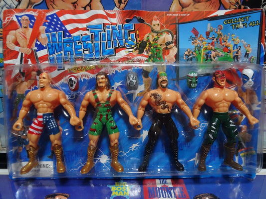 JPW International Bootleg/Knockoff Wrestling 4-Pack