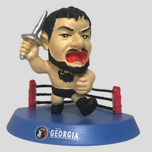 2004 AJPW Boford Georgia Coffee Mini Figures Tiger Jeet Singh